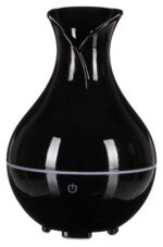 Aróma difuzér Sixtol Bloom čierny lesk 200 ml