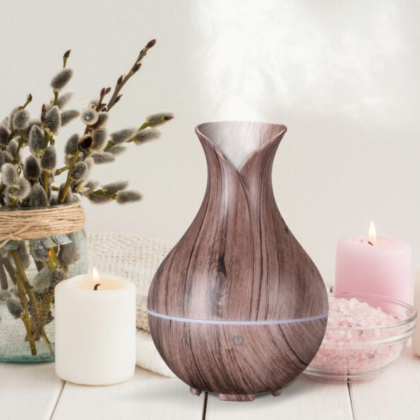 Aróma difuzér Sixtol Bloom šedé drevo 200 ml – Obrázok 2