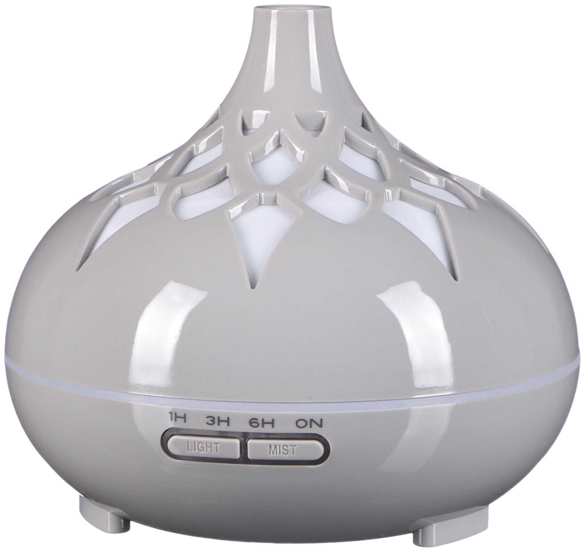 Aroma-difuzer-Sixtol-Palm-sedy-lesk-500-ml Aróma difuzér Sixtol Palm šedý lesk 500 ml – Obrázok 1