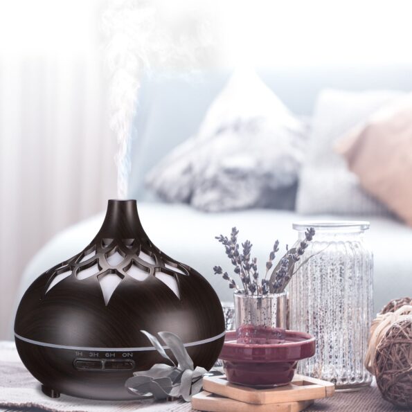 Aróma difuzér Sixtol Palm tmavé drevo 500 ml – Obrázok 2