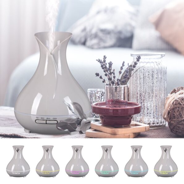 Aróma difuzér Sixtol Vulcan šedý lesk 350 ml – Obrázok 3