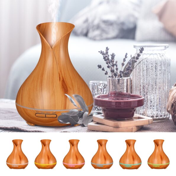 Aróma difuzér Sixtol Vulcan svetlé drevo 350 ml – Obrázok 5