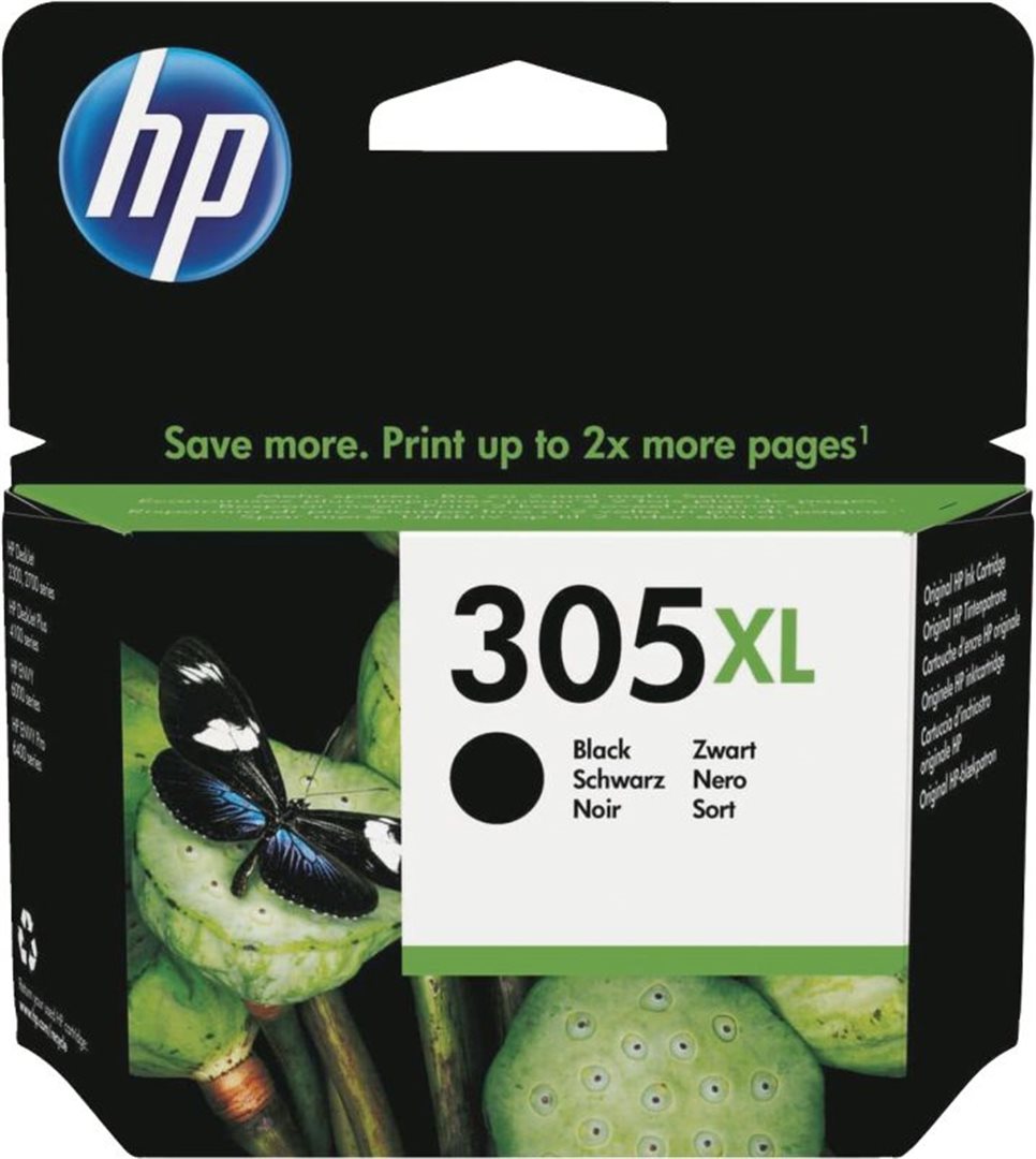 Atrament-HP-Ink-No-305XL-cierny-velky-3YM62AE Atrament HP Ink No 305XL čierny veľký, 3YM62AE – Obrázok 1