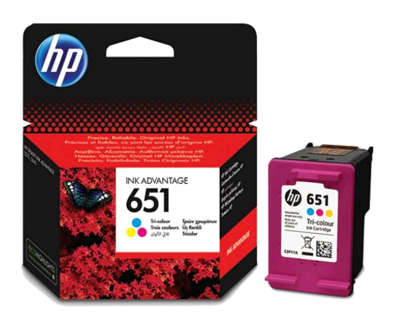 Atrament-HP-No-651-tri-barevna-C2P11AE Atrament HP No 651 tří - barevná, C2P11AE – Obrázok 1