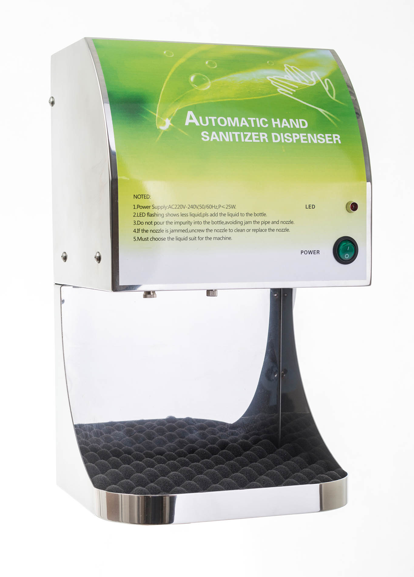 Automaticky-davkovac-dezinfekcie-G21-Rubby-Stainless-Steel-2000-ml Automatický dávkovač dezinfekcie G21 Rubby, Stainless Steel, 2000 ml – Obrázok 1