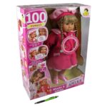 Bábika Adélka 100 funkcií, 45 cm, ružová – Obrázok 4