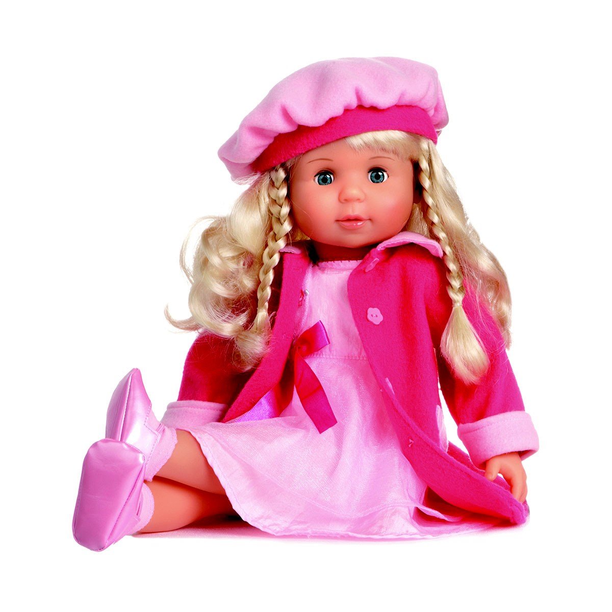 Babika-Adelka-100-funkcii-45-cm-ruzova Bábika Adélka 100 funkcií, 45 cm, ružová – Obrázok 1