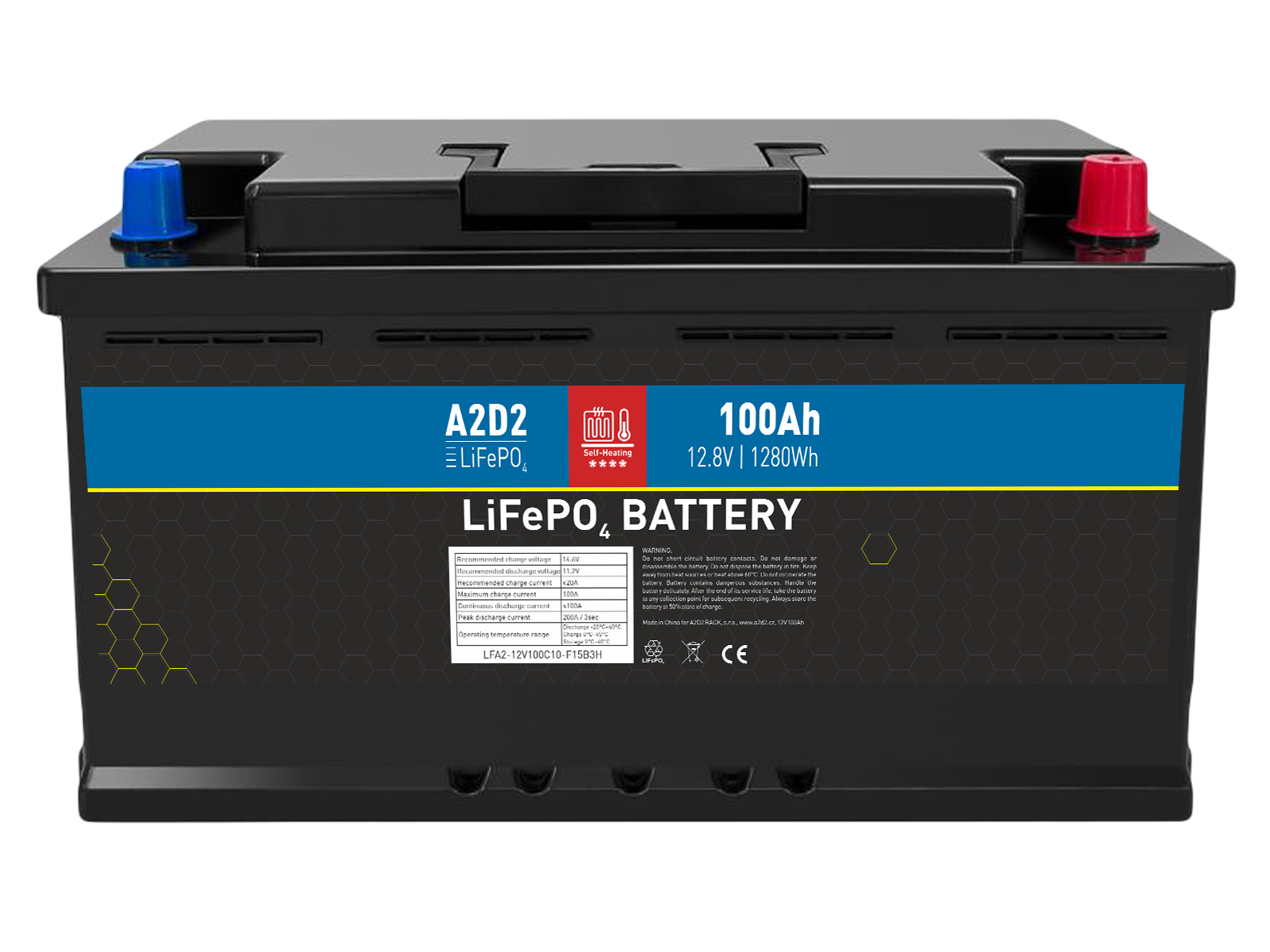 Bateria-Avacom-A2D2-LiFePO4-128V-100Ah-F15-SELF-HEAT-Car-Battery-Case-REPT-cells Batéria Avacom A2D2 - LiFePO4 12,8V 100Ah F15 SELF-HEAT Car Battery Case (REPT cells) – Obrázok 1