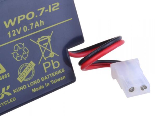 Batéria Avacom Long 12V 0,7Ah olověný akumulátor AMP (WP0.7-12) – Obrázok 2