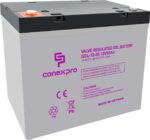 Batéria Conexpro GEL-12-55 GEL, 12V/55Ah, T14-M6, Deep Cycle