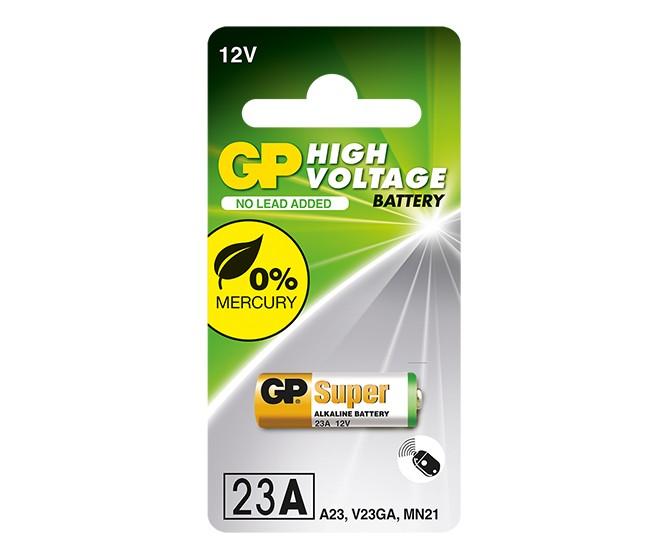Bateria-GP-Super-Alkaline-23AF-V23GA-MN21-A23-1ks Batéria GP Super Alkaline 23AF, (V23GA, MN21, A23), 1ks – Obrázok 1