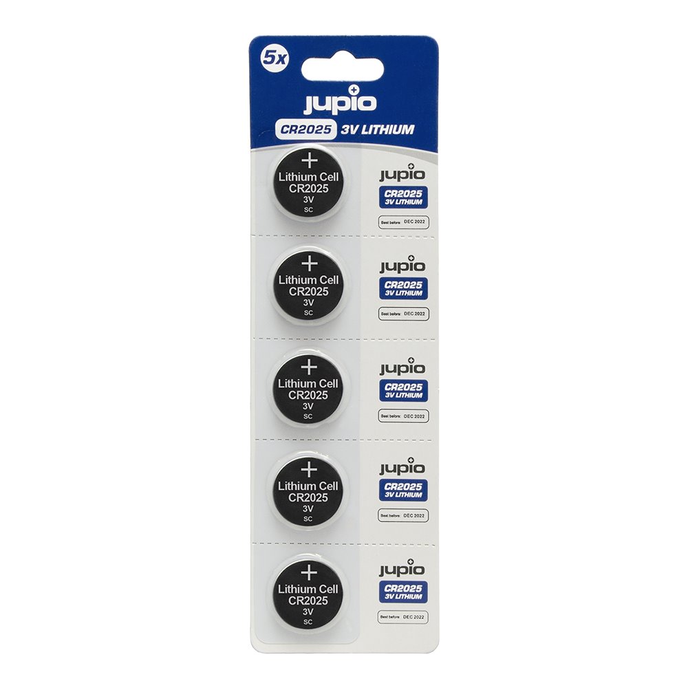 Bateria-Jupio-CR2025-3V-5-ks Batéria Jupio CR2025 3V 5 ks – Obrázok 1