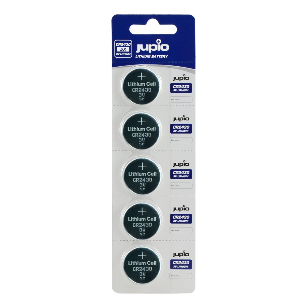 Bateria-Jupio-CR2430-3V-5-ks Batéria Jupio CR2430 3V 5 ks – Obrázok 1