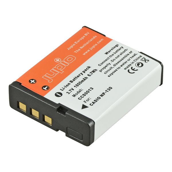 Bateria-Jupio-NP-130-pre-Casio-1800-mAh Batéria Jupio NP-130 pre Casio 1800 mAh – Obrázok 1