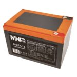 Batéria MHPower 6-DZF-15 Trakčná gélová, 12V/15Ah, Terminál D1 - M5, Deep Cycle