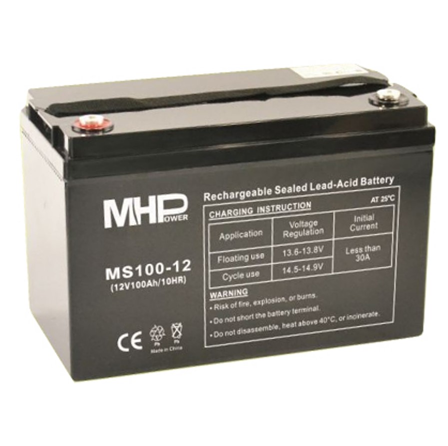 Bateria-MHPower-MS100-12-VRLA-AGM-12V100Ah Batéria MHPower MS100-12 VRLA AGM 12V/100Ah – Obrázok 1