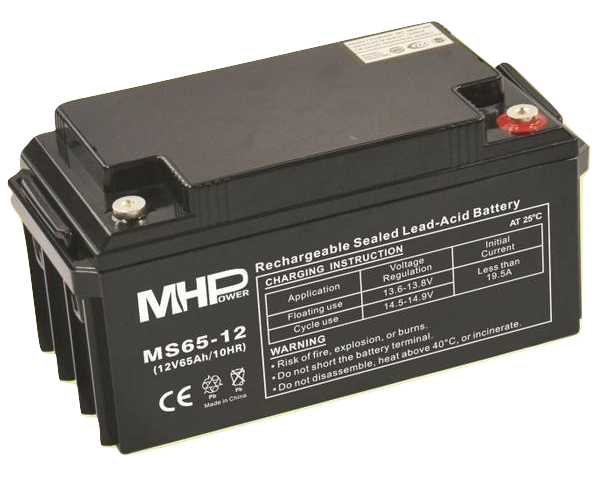 Bateria-MHPower-MS65-12-VRLA-AGM-12V65Ah Batéria MHPower MS65-12 VRLA AGM 12V/65Ah – Obrázok 1