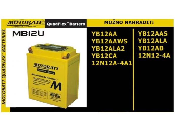 Batéria Motobatt MB12U 15Ah, 12V, 4 vývody – Obrázok 12