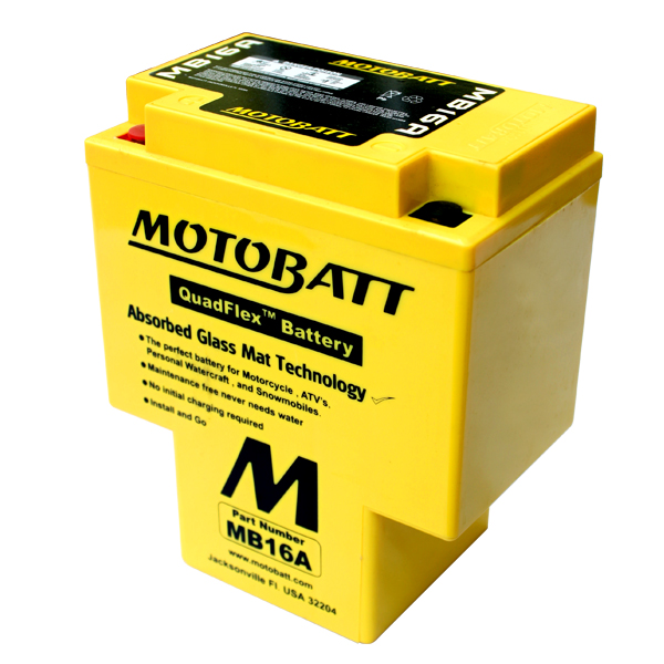 Bateria-Motobatt-MB16A-19Ah-12V-2-vyvody Batéria Motobatt MB16A 19Ah, 12V, 2 vývody – Obrázok 1