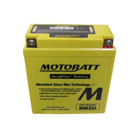 Batéria Motobatt MB5U 7Ah, 12V, 2 vývody – Obrázok 6