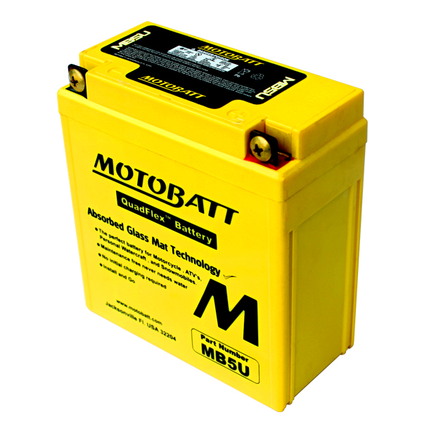 Bateria-Motobatt-MB5U-7Ah-12V-2-vyvody Batéria Motobatt MB5U 7Ah, 12V, 2 vývody – Obrázok 1