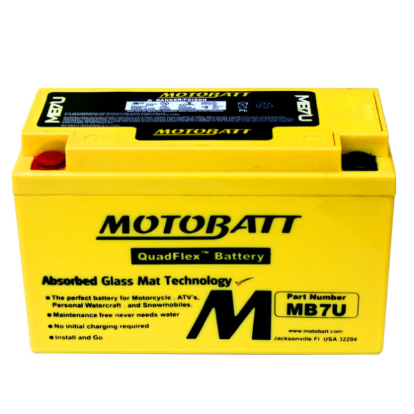 Batéria Motobatt MB7U 6,5Ah, 12V, 2 vývody – Obrázok 11