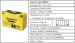 Batéria Motobatt MB7U 6,5Ah, 12V, 2 vývody – Obrázok 7