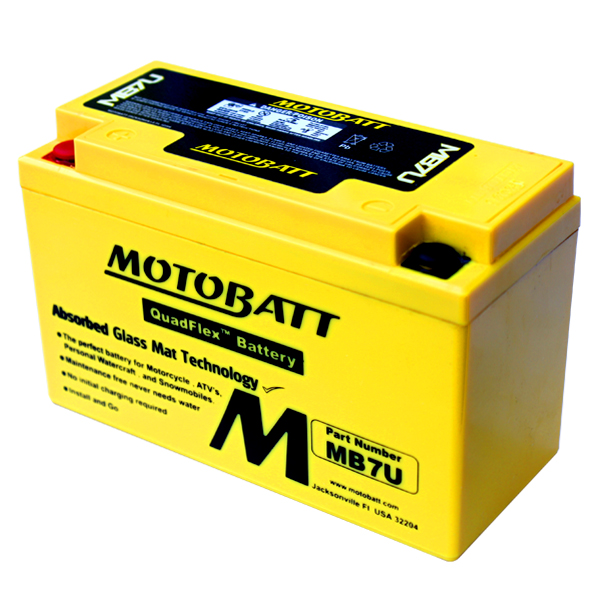 Bateria-Motobatt-MB7U-65Ah-12V-2-vyvody Batéria Motobatt MB7U 6,5Ah, 12V, 2 vývody – Obrázok 1
