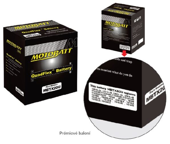 Batéria Motobatt MB9U 11Ah, 12V, 4 vývody – Obrázok 10