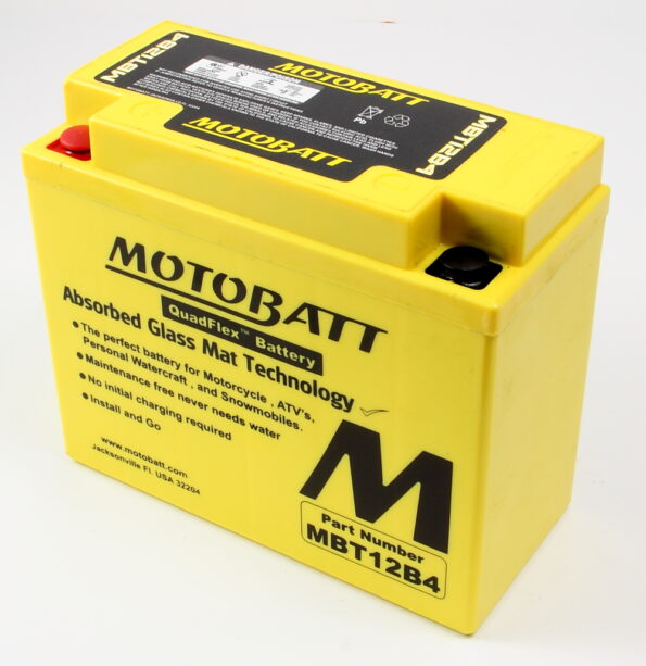 Batéria Motobatt MBT12B4 11Ah, 12V, 2 vývody – Obrázok 6