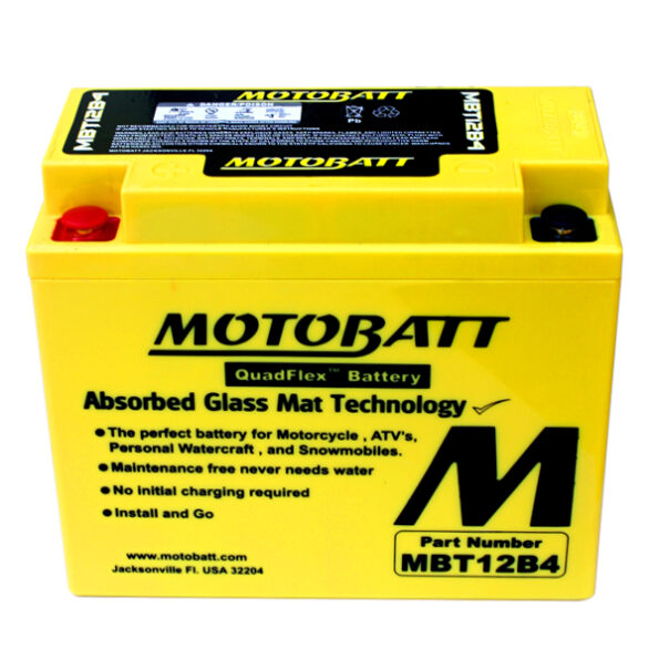 Batéria Motobatt MBT12B4 11Ah, 12V, 2 vývody – Obrázok 10