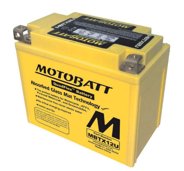 Batéria Motobatt MBTX12U 14Ah, 12V, 4 vývody – Obrázok 6