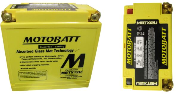 Batéria Motobatt MBTX12U 14Ah, 12V, 4 vývody – Obrázok 7
