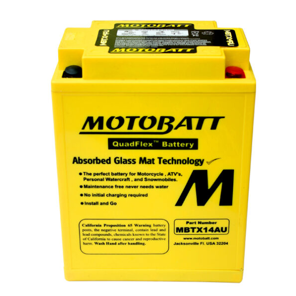 Batéria Motobatt MBTX14AU 16,5Ah, 12V, 4 vývody – Obrázok 12
