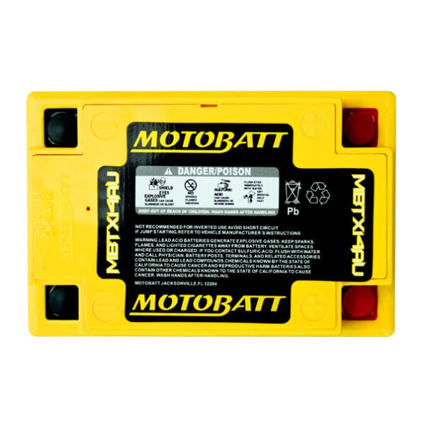 Batéria Motobatt MBTX14AU 16,5Ah, 12V, 4 vývody – Obrázok 13