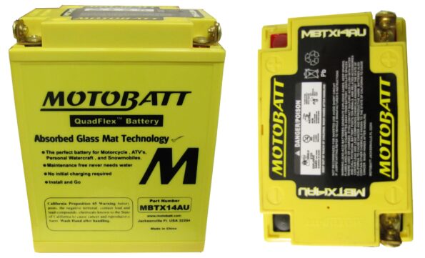Batéria Motobatt MBTX14AU 16,5Ah, 12V, 4 vývody – Obrázok 7