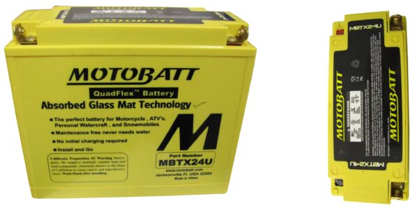 Batéria Motobatt MBTX24U 25 Ah, 12 V, 4 vývody – Obrázok 6