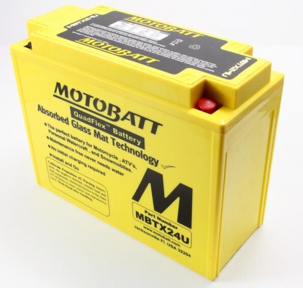 Batéria Motobatt MBTX24U 25 Ah, 12 V, 4 vývody – Obrázok 7