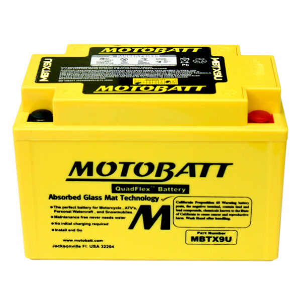 Batéria Motobatt MBTX9U 10,5Ah, 12V, 4 vývody – Obrázok 13