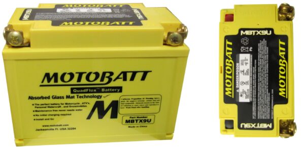 Batéria Motobatt MBTX9U 10,5Ah, 12V, 4 vývody – Obrázok 7