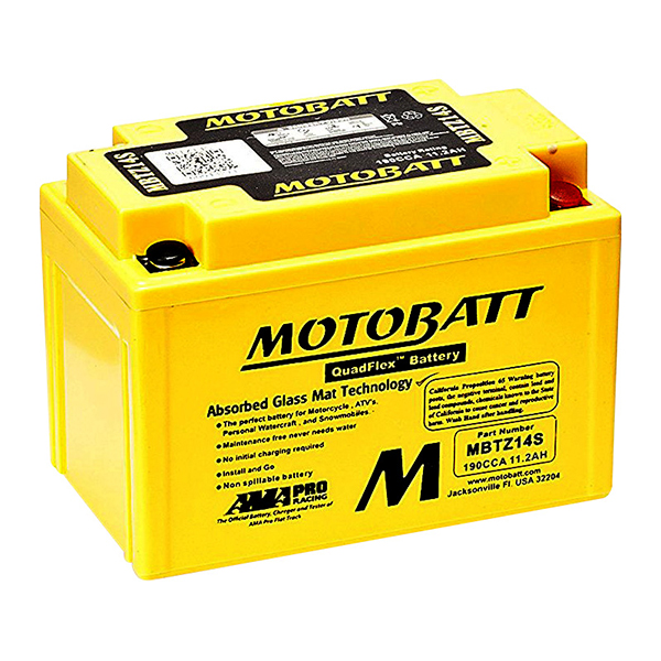 Bateria-Motobatt-MBTZ14S-112-Ah-12-V-4-vyvody Batéria Motobatt MBTZ14S 11,2 Ah, 12 V, 4 vývody – Obrázok 1