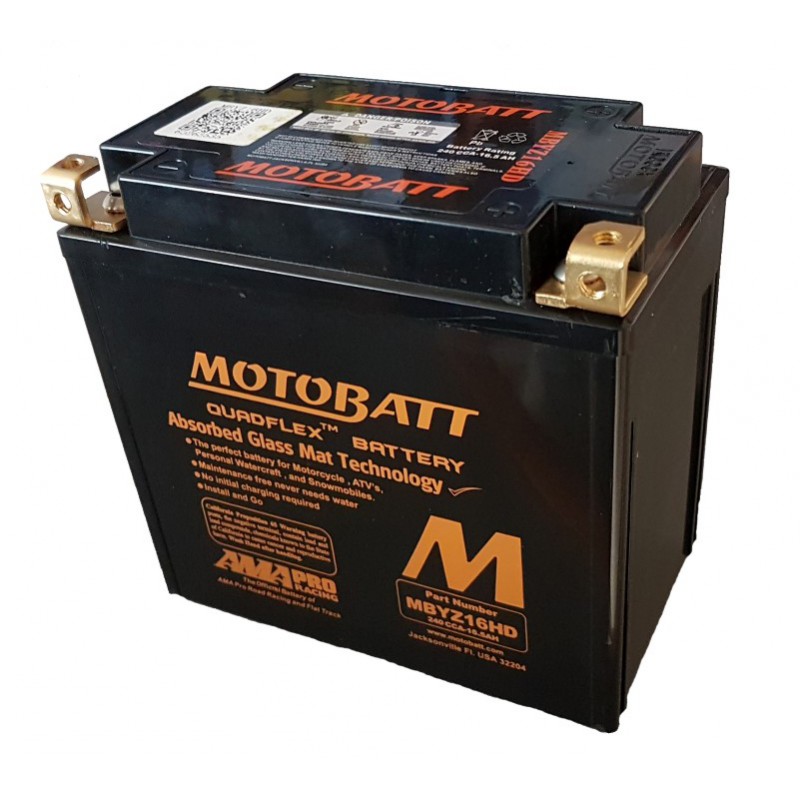 Bateria-Motobatt-MBYZ16HD-165-Ah-12-V-4-vyvody Batéria Motobatt MBYZ16HD 16,5 Ah, 12 V, 4 vývody – Obrázok 1