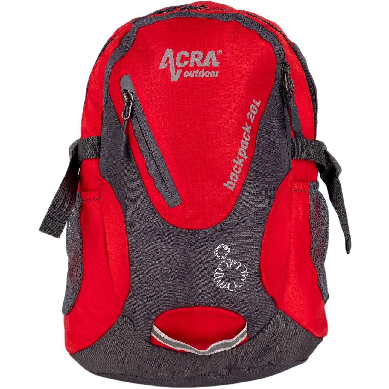 Batoh-Acra-Backpack-20-L-turisticky-cerveny Batoh Acra Backpack 20 L turistický červený – Obrázok 1