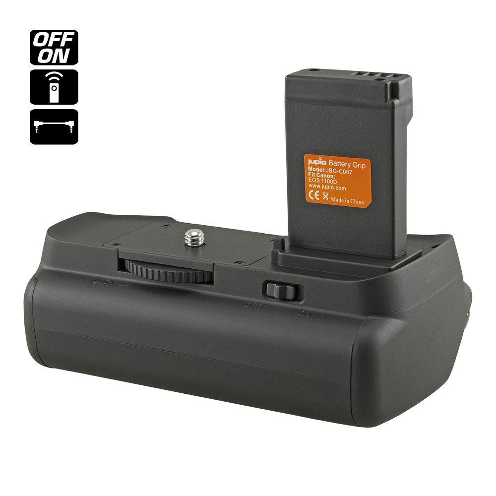 Battery-Grip-Jupio-pre-Canon-1100D1200D1300D-s-kablom Battery Grip Jupio pre Canon 1100D/1200D/1300D s káblom – Obrázok 1