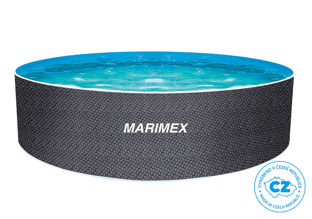 Bazen-Marimex-Orlando-366-x-091-m-RATAN-skimmer Bazén Marimex Orlando 3,66 x 0,91 m RATAN +skimmer – Obrázok 1
