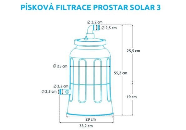Bazénová filtrácia Marimex ProStar Solar 3 – Obrázok 7
