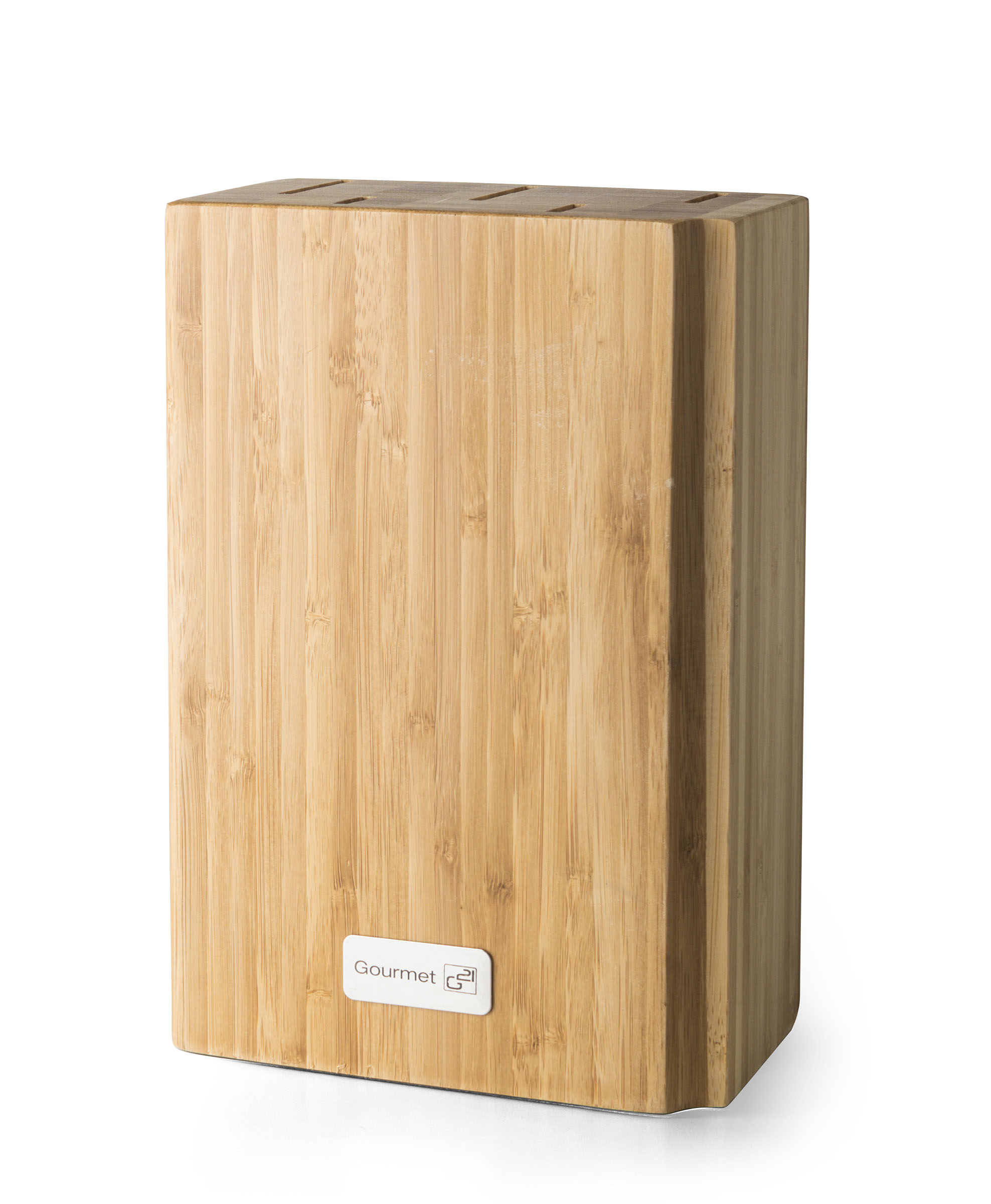 Blok-na-noze-G21-Gourmet-bambusovy-pre-5-nozov Blok na nože G21 Gourmet, bambusový pre 5 nožov – Obrázok 1