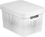 Box Curver Infinity Dots 17L s vekom biely