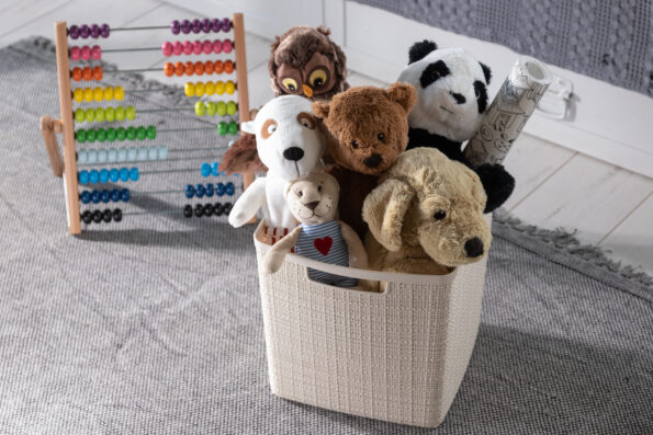 Box Curver Jute Cube 17L béžový – Obrázok 2