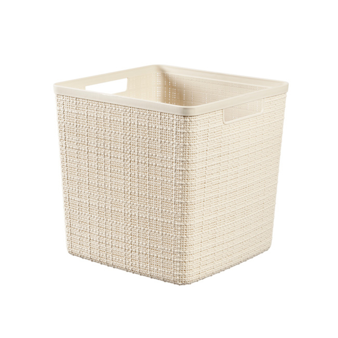 Box-Curver-Jute-Cube-17L-bezovy Box Curver Jute Cube 17L béžový – Obrázok 1